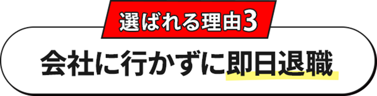 会社に行かずに即日退職